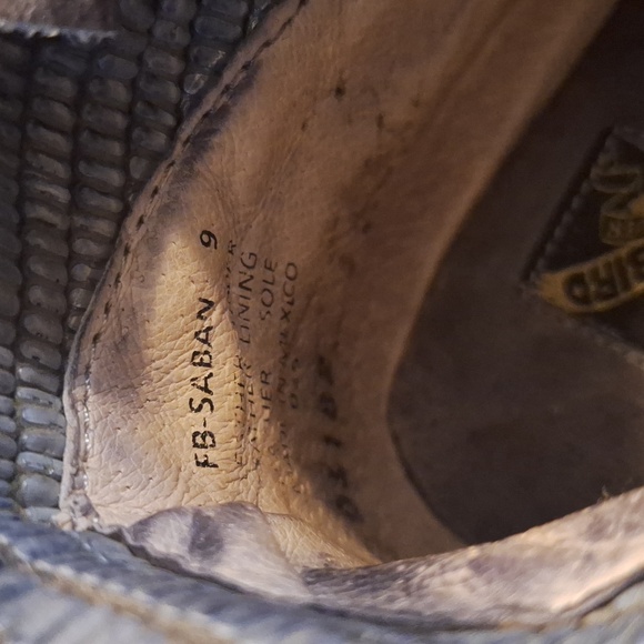 Freebird Brown Ankle Boots Distressed Leather - Picture 7 of 7